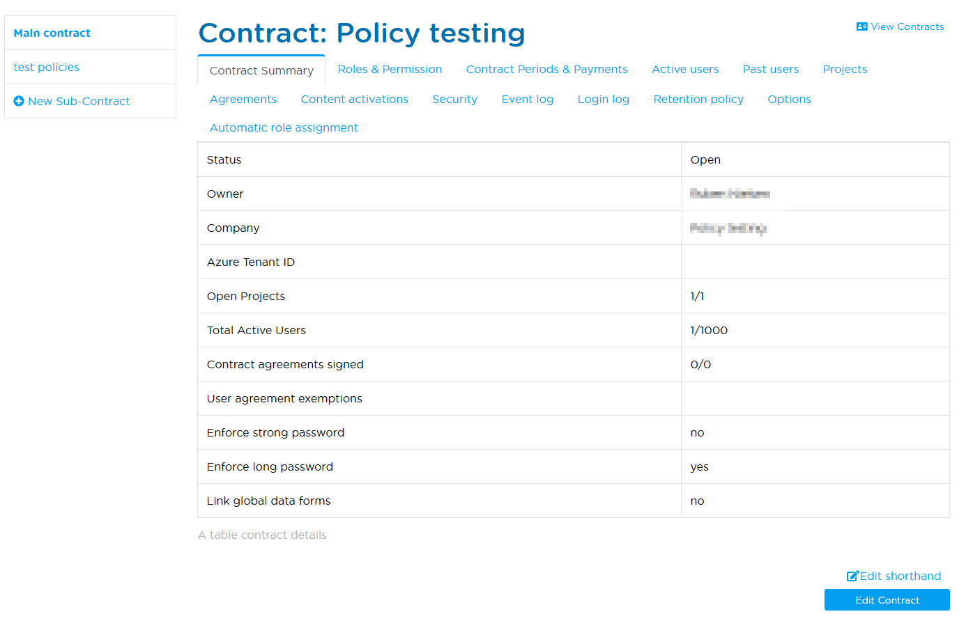 Contract Summary